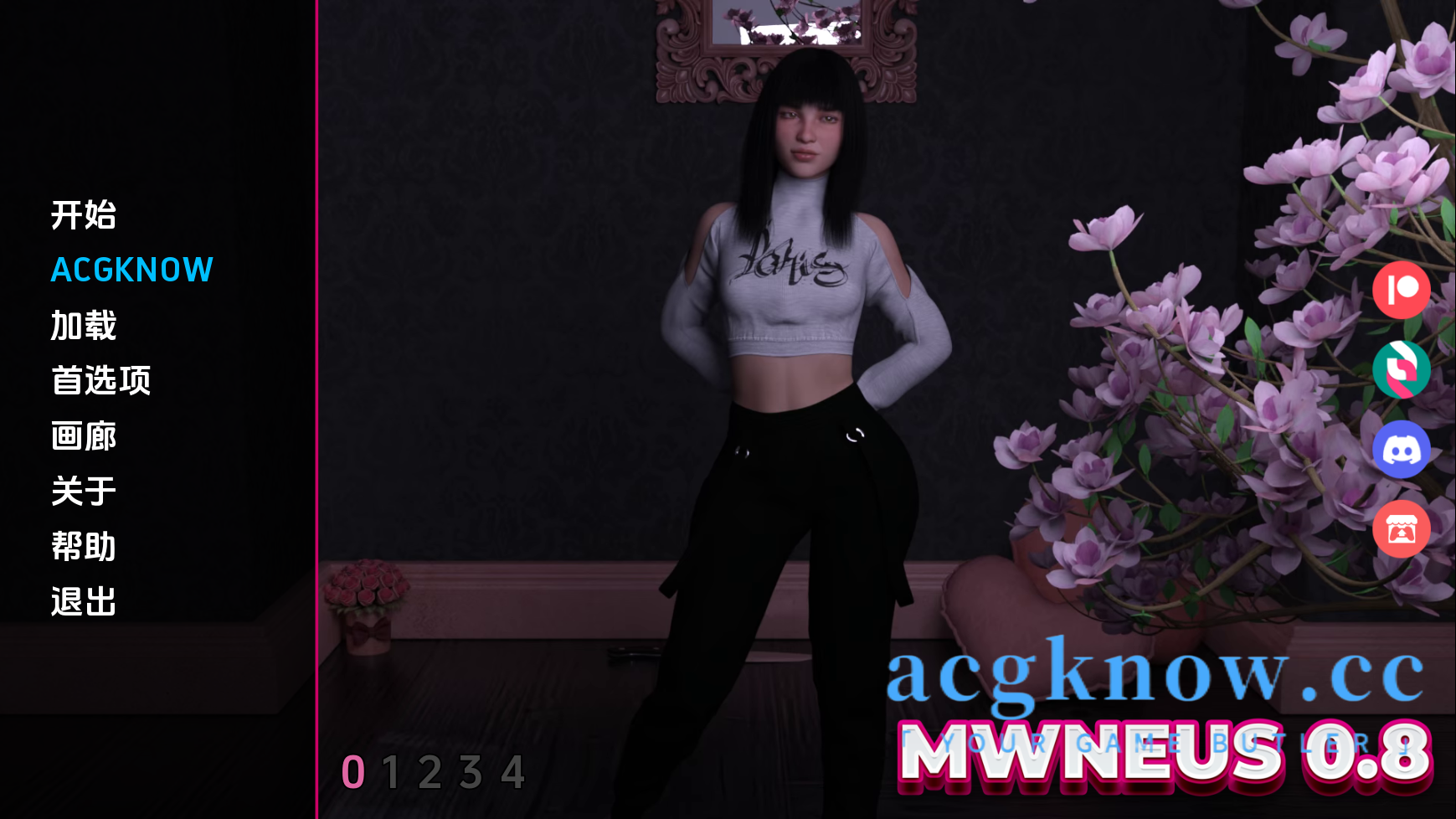 [PC+安卓+IOS][欧美SLG/汉化/动态]一个女孩0.5 MWNeus [v0.8][1.91G]-nc