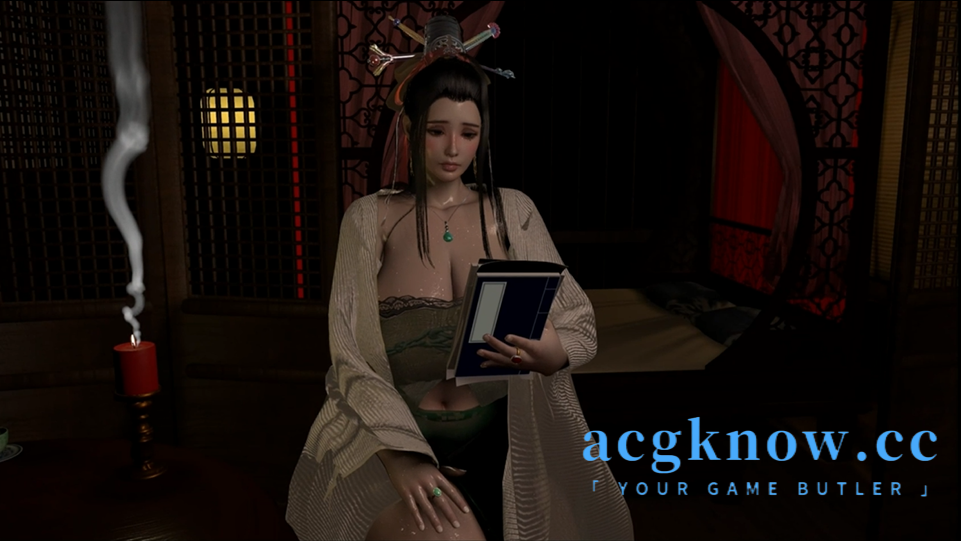 [3D动漫/NTR/无修正] 依雯&妮妮 新作：爆乳肥臀古装人妻的上位骑乘榨精 Incensev1.2 [400M]-nc